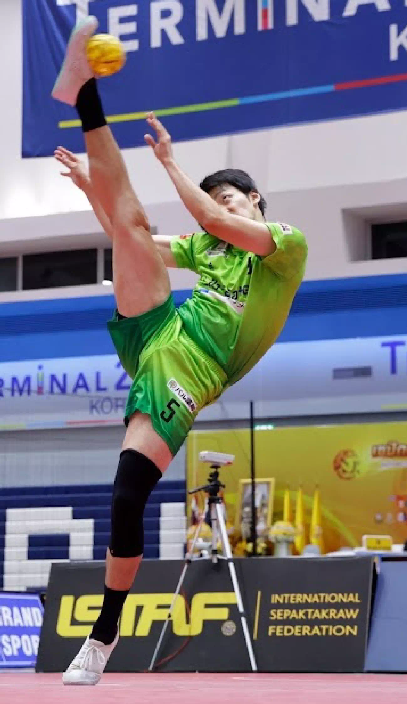 笹本　将貴。セパタクロー日本代表強化指定選手